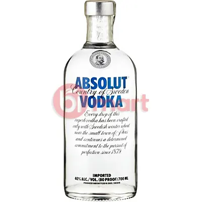 Absolut vodka 40%  0,7L 2