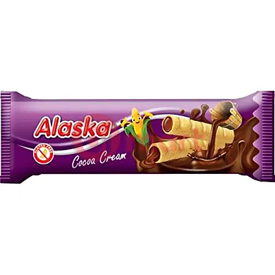 Alaska kukuřičné trubičky kakaový krém /48/ 18g 2
