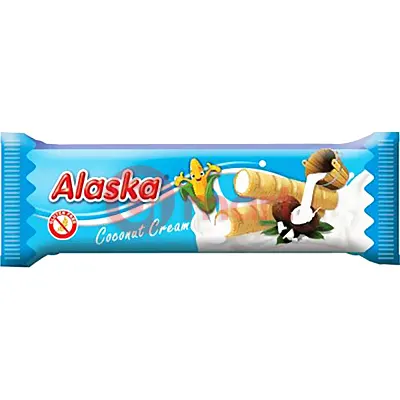 Alaska kukuřičné trubičky kakaový krém /48/ 18g 3