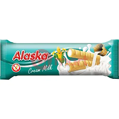Alaska kukuřičné trubičky kakaový krém /48/ 18g 4