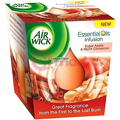 Air Wick svíčka essential oils apple-warm cinnamon 105g 2
