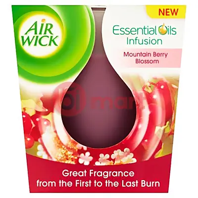 Air Wick svíčka essential oils apple-warm cinnamon 105g 3