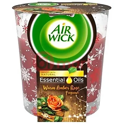 Air Wick svíčka essential oils apple-warm cinnamon 105g 4
