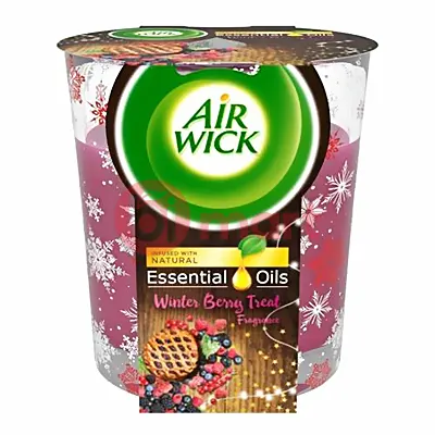 Air Wick svíčka essential oils apple-warm cinnamon 105g 6