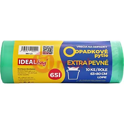 Alufix pytle na odpad 110l 70x100cm ldpe černé 10ks 24